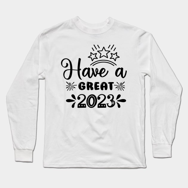 Happy New Year Party Long Sleeve T-Shirt by QUENSLEY SHOP